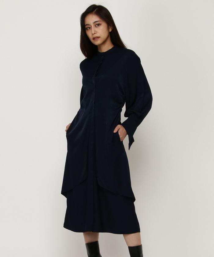 セール 70%OFF】LERASE ウエストギャザーワンピース&ニット セール 70%OFF】LERASE ウエストギャザーワンピース&ニット
