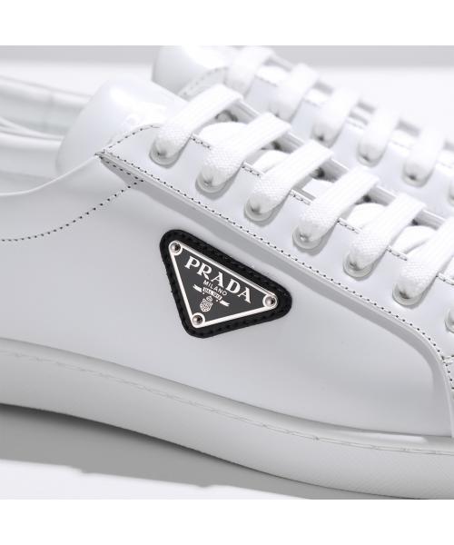 PRADA プラダ ブラッシュドレザー スニーカー 2EE376 3F0E 革靴 プラダ PRADA PRADA スニーカー 2EE376 3F0E ブラッシュドレザー