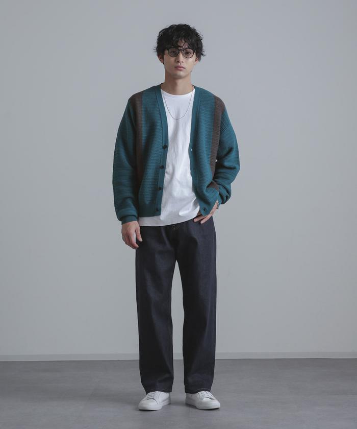セール 60%OFF】透かし編みラインニットカーディガン(505816167