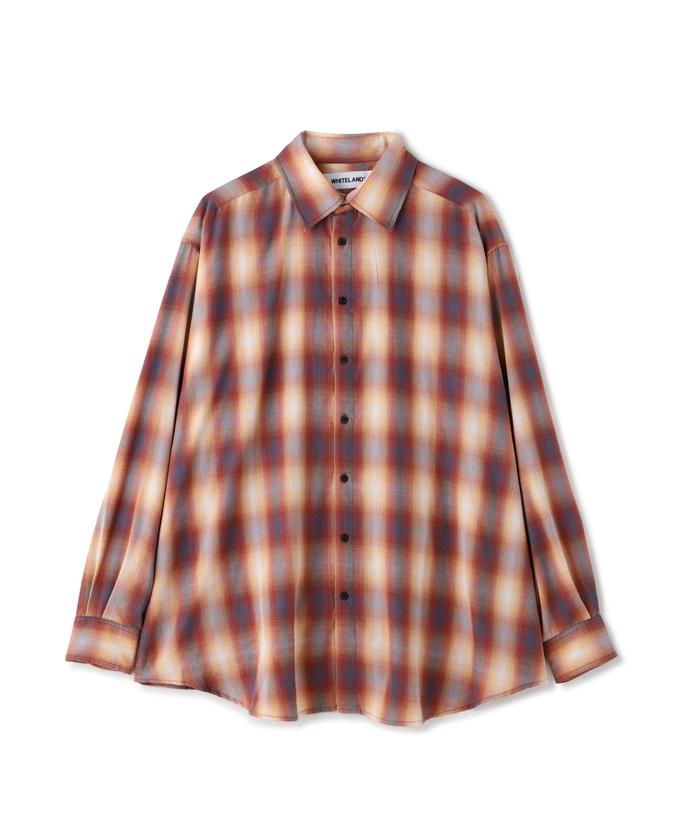 MASONPRINCE スエード エルボーパッチ チェック柄シャツ 241X8532EL.1.Fr.jpg?v=1706253168