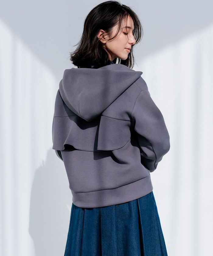 セール 40%OFF】フード付きバックフリル パーカー(505876075
