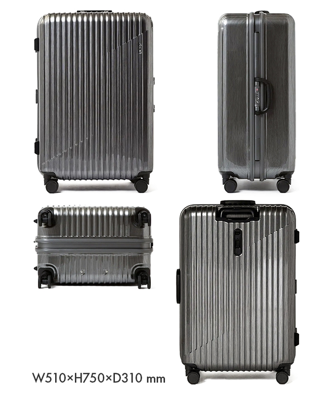 た*ご様 新品未使用 キャリーケース シルバー Lサイズ スーツケース 88L 新品未使用 キャリーケース シルバー Lサイズ スーツケース 88L