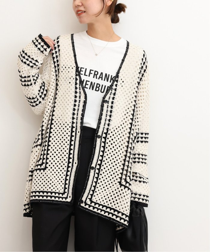 【極美品】JOURNAL STANDARD relume カーディガン JOURNAL STANDARD relume カーディガン サマーニットVネック