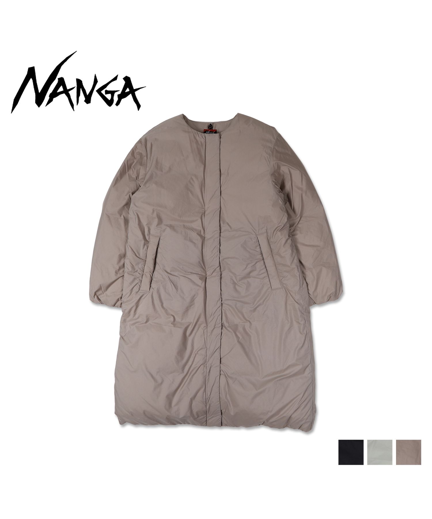 NANGA ナンガ ダウン コート アウター ノーカラー レディース