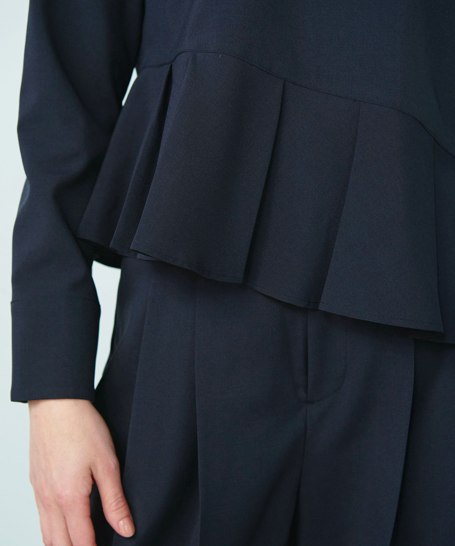 セール 60%OFF】ウォッシャブルペプラムブラウス(505876798