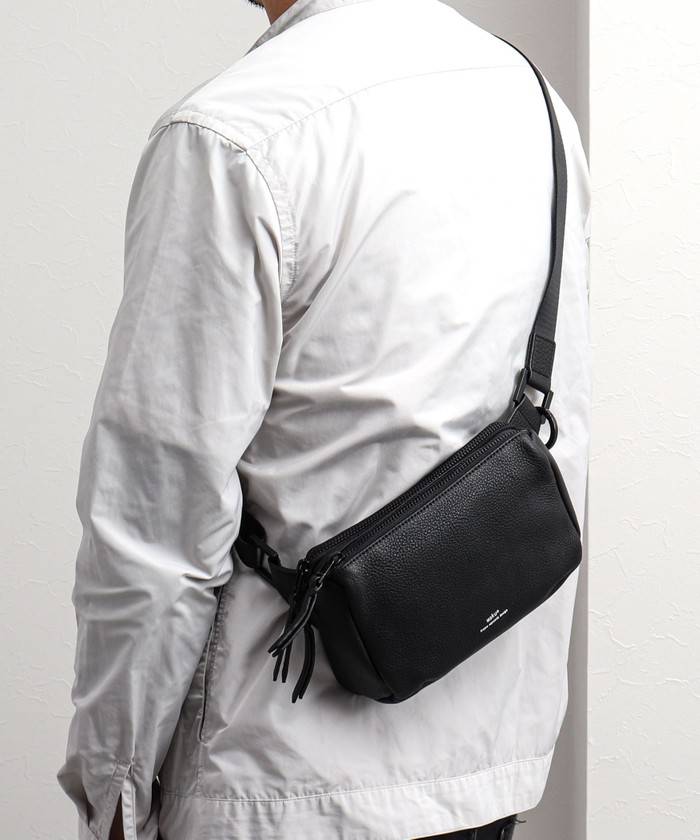 waku/ワク】レザースクエアミニショルダーバッグ (WK-0028 waku/ワク】レザースクエアミニショルダーバッグ (WK-0028
