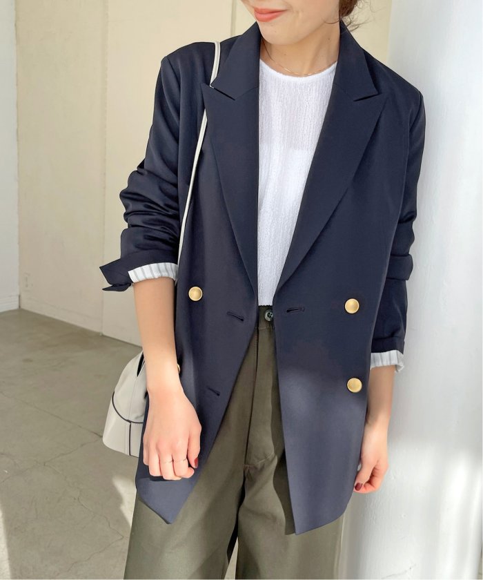 ドライツイルダブルブレストジャケット セール 30%OFF】ドライツイルダブルブレストジャケット