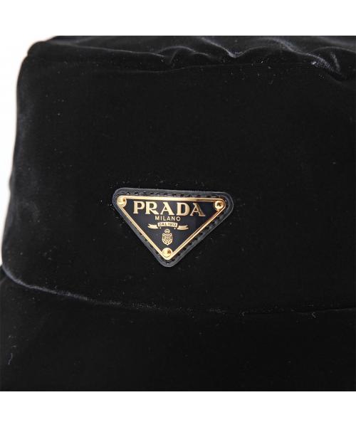 セール】PRADA バケットハット 1HC137 068 ベルベット セール】PRADA バケットハット 1HC137 068 ベルベット