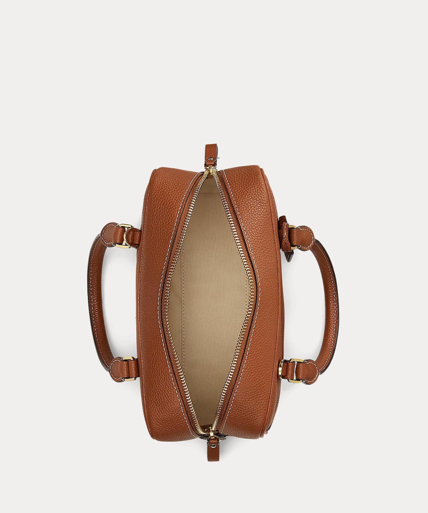 Lauren Ralph Lauren ペブルド レザー スモール Emerie ペブルド レザー スモール Emerie サッチェル(505878764