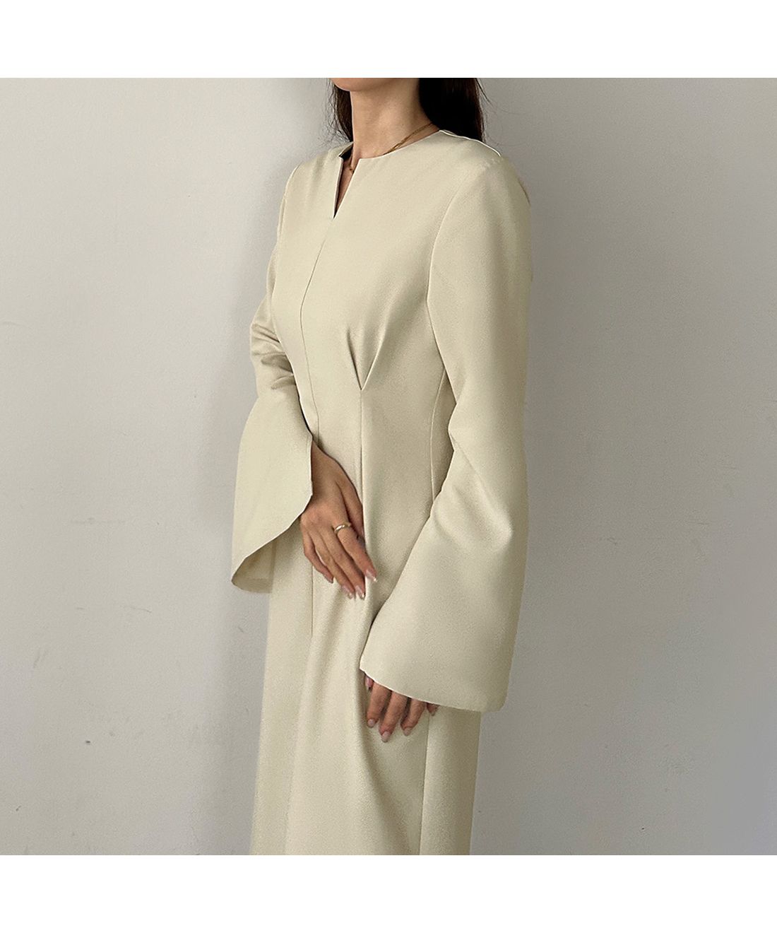 ELLERY ブラック ワンピース （バイカラーリボンニットドレス
