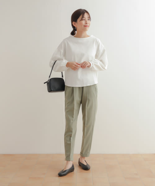 セール 30%OFF】コットンポンチタックスリーブプルオーバー