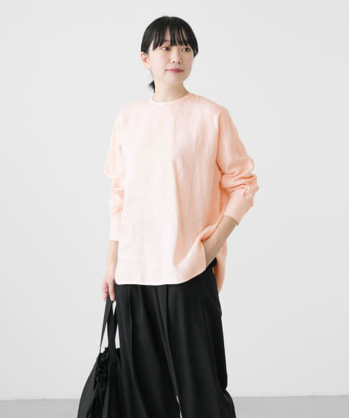 【本日限定価格】かぐれ リネンクルーネックプルオーバー かぐれ｜リネンクルーネックプルオーバー | Rakuten Fashion