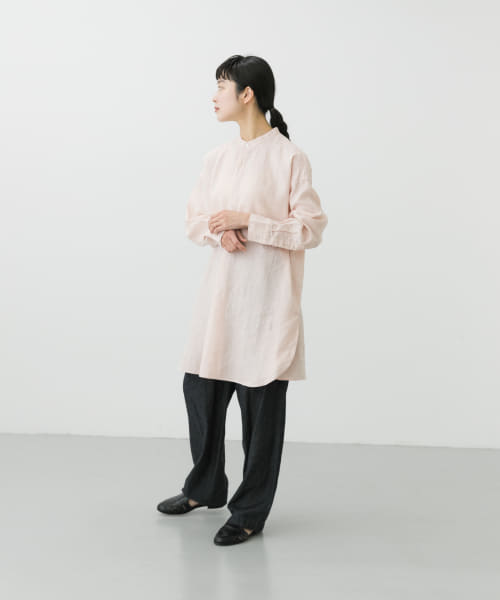 リネンチュニックシャツ(505844533) | かぐれ(KAGURE) - d fashion