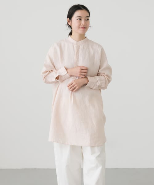 リネンチュニックシャツ(505844533) | かぐれ(KAGURE) - d fashion リネンチュニックシャツ(505844533) | かぐれ(KAGURE) - d fashion
