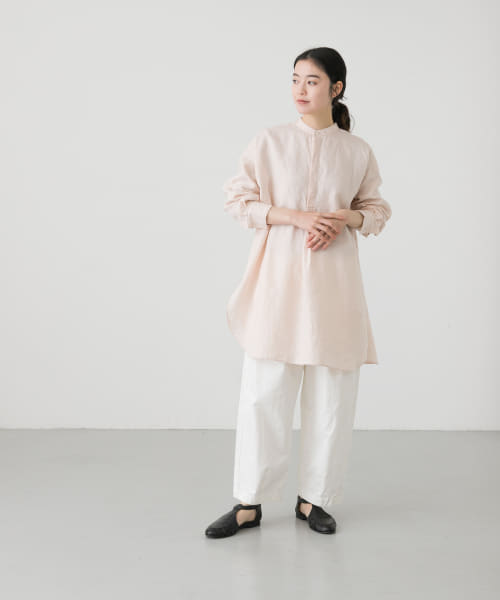 リネンチュニックシャツ(505844533) | かぐれ(KAGURE) - d fashion