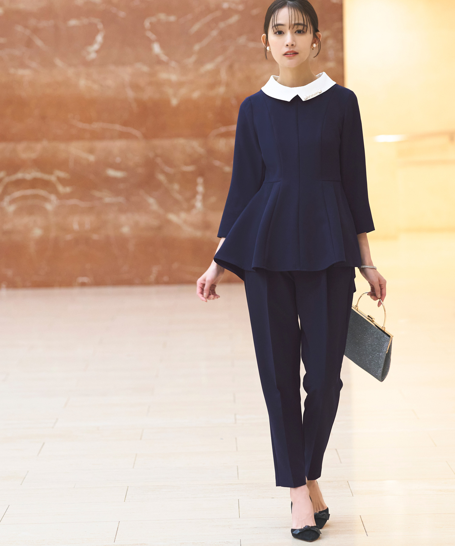 RUIRUE BOUTIQUE セットアップ 「オケージョン対応」2WAY パール
