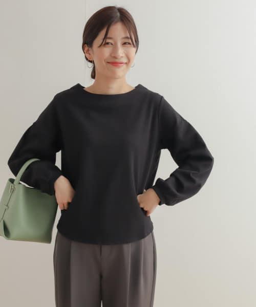 充実の品 セール 30%OFF】コットンポンチタックスリーブプルオーバー トップス