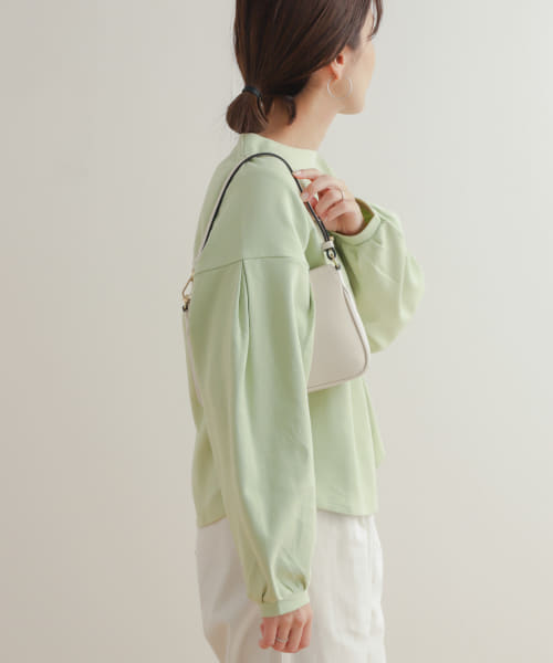 セール 30%OFF】コットンポンチタックスリーブプルオーバー