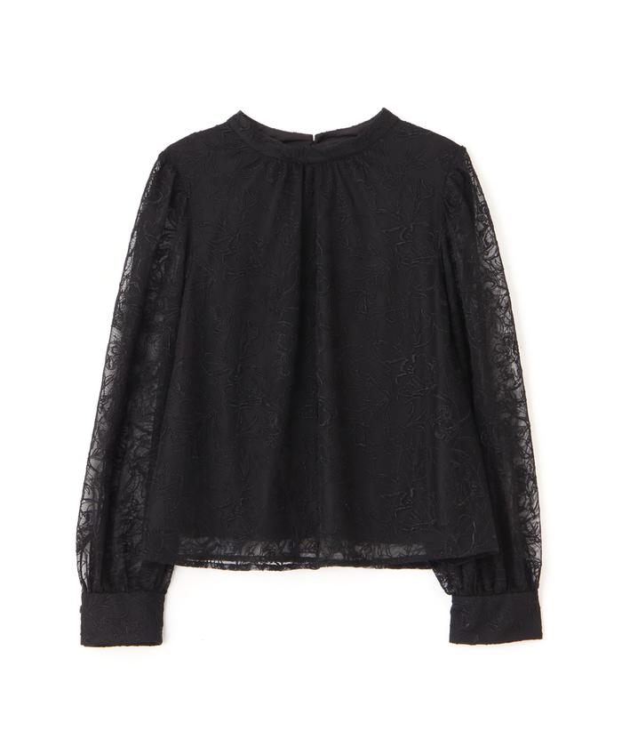 セール】チュールエンブロイダリーブラウス 24SS(505879854