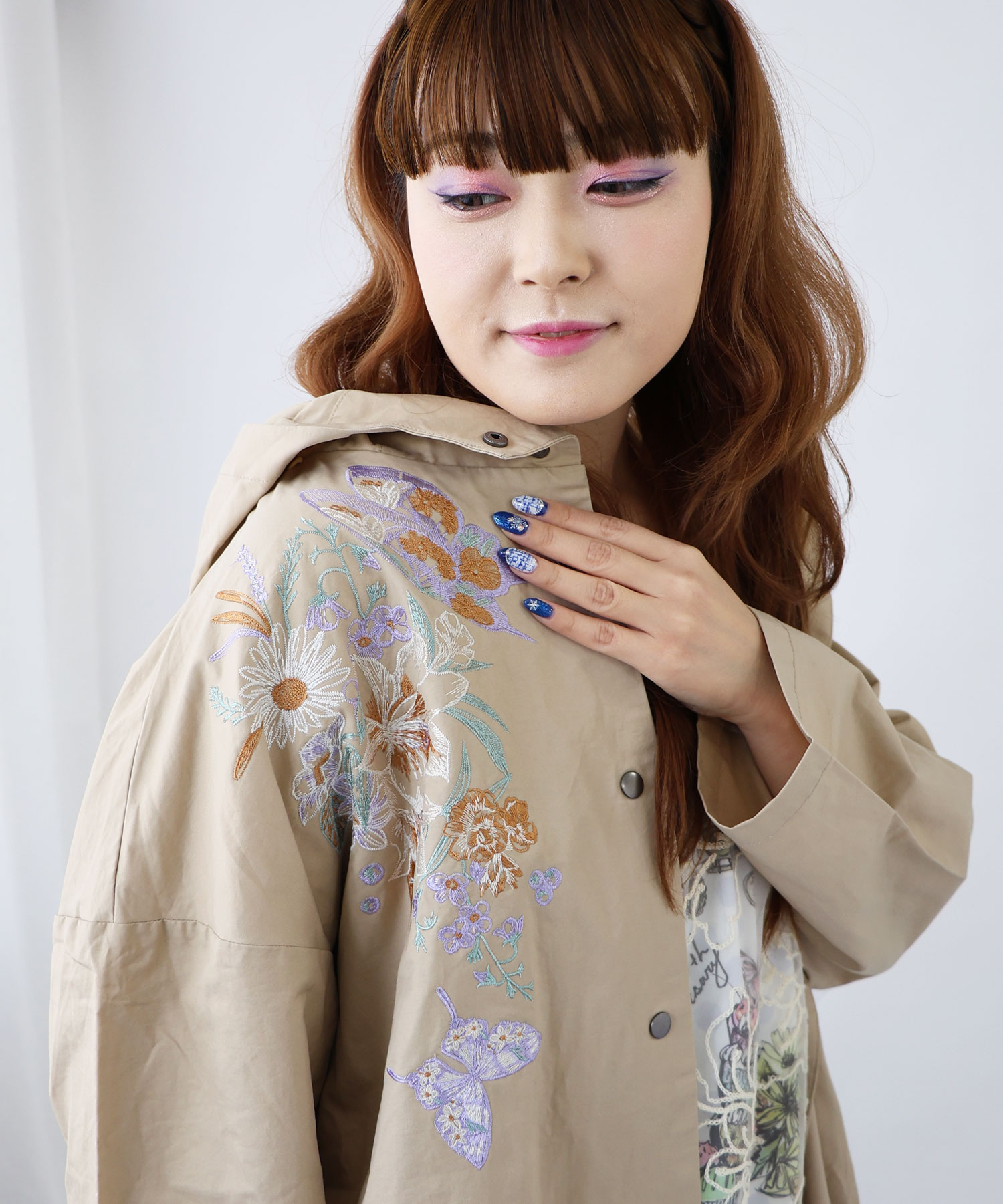 クーポン】【セール 50%OFF】スカラー ScoLar 花蝶刺繍レース
