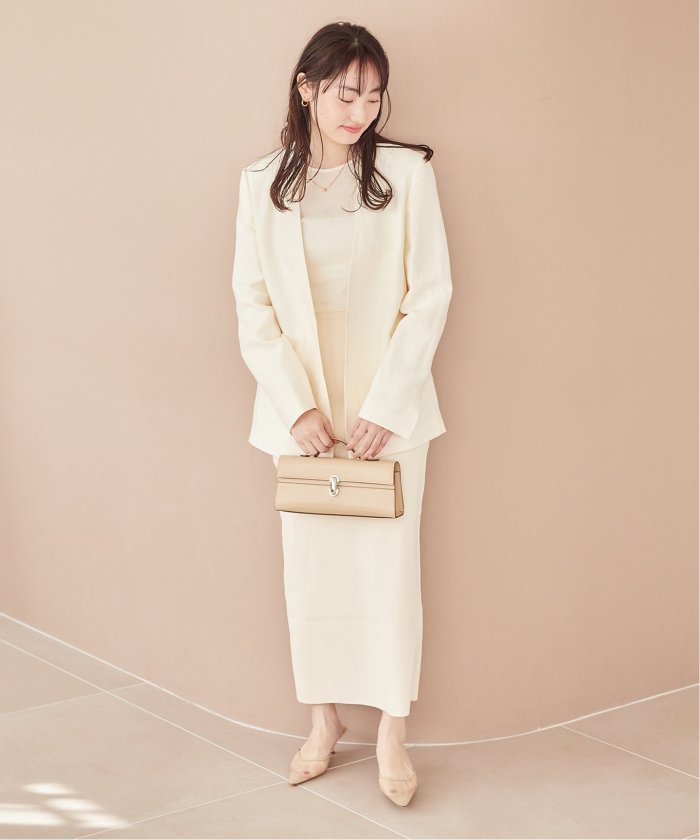 値下げ　美品　プラージュ　Shantung ジャケット セール 30%OFF】Shantung V Neck ジャケット(505889506