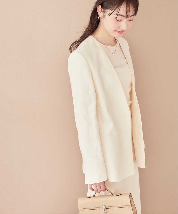 plage Shantung V Neck ジャケット plage Shantung V Neck ジャケット 38 セール 30%OFF】Shantung