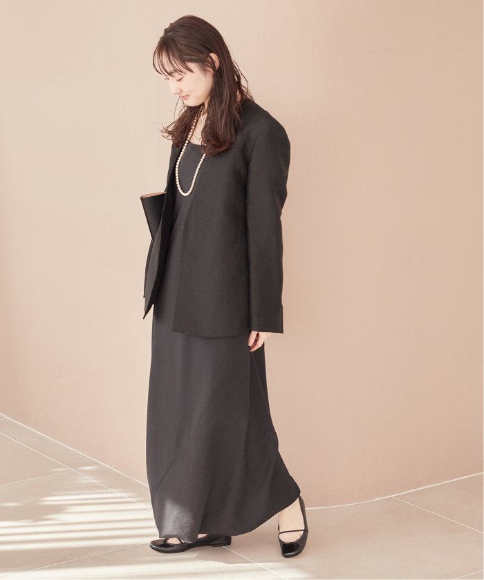 セール 30%OFF】Shantung V Neck ジャケット(505889506