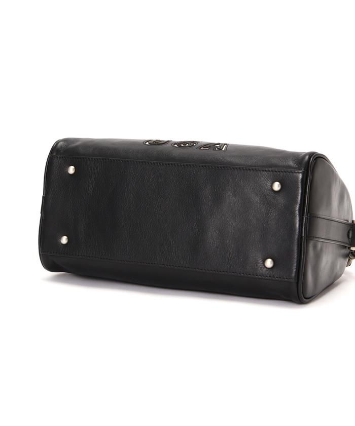 直営店別注》VARSITY LEATHER MINI DUFFLE BAG / バーシティ