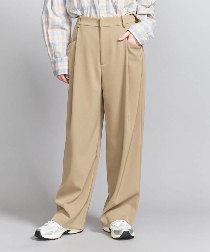 ビューティーアンドユース　ストレートパンツ BEAUTY&YOUTH UNITED ARROWS｜ツイル ストレート パンツ