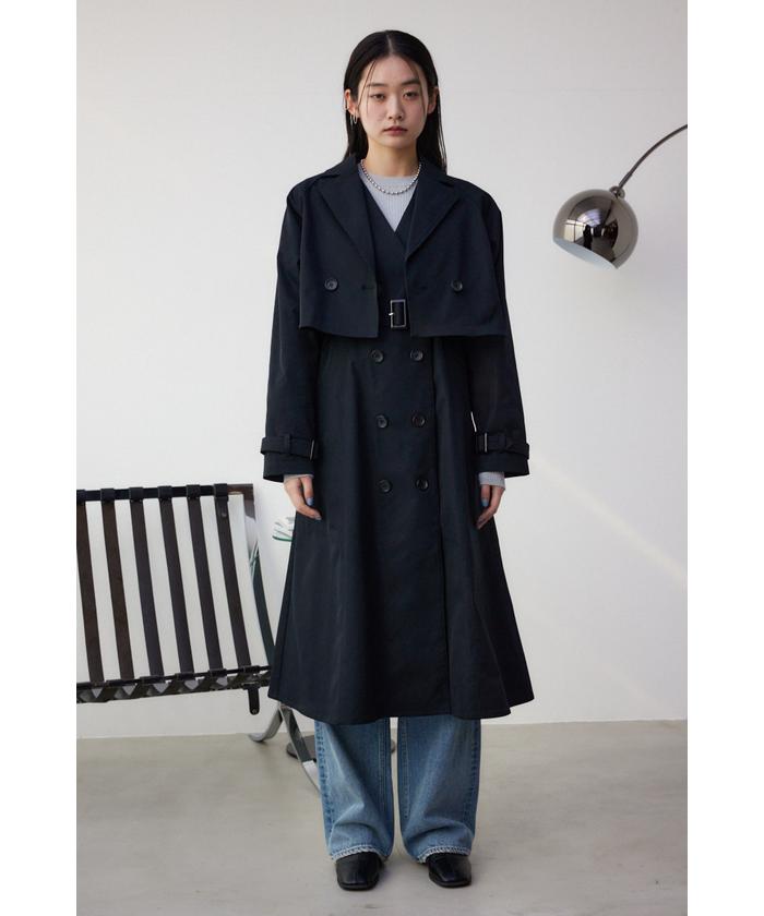 N.HOOLYWOOD  トレンチコート NAVY セール】マルチWAYトレンチコート(505889853) | アズールバイ