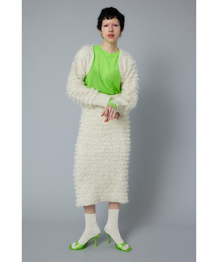 Loop yarn skirt(505889907) | ヘリンドットサイ(HeRIN.CYE) - d fashion