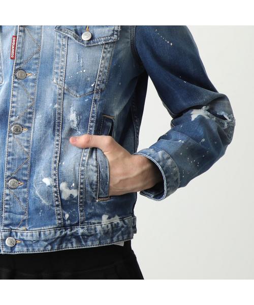Dsquared2 ディースクエアード フーデッド デニムジャケット