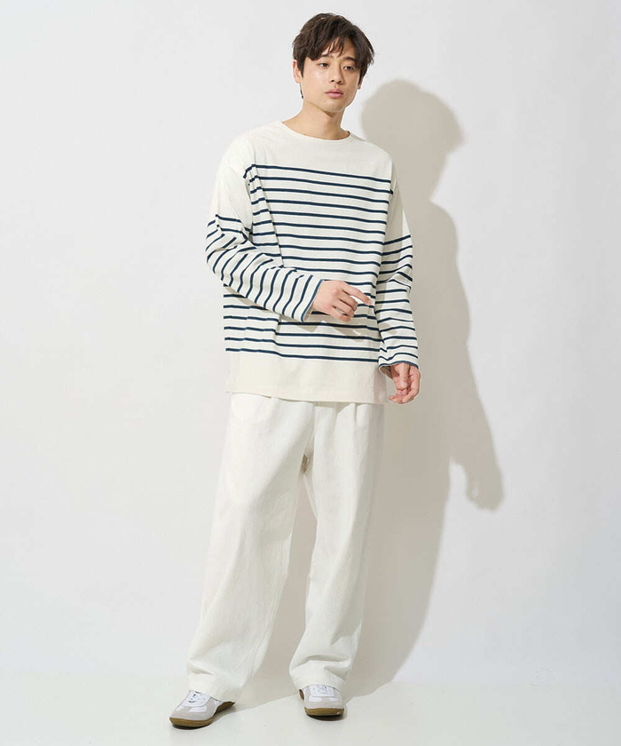 デッドストック 80s～90s タック入り ワイドテーパード ヒッコリーパンツ 全国通販】DEAD STOCK 90s US