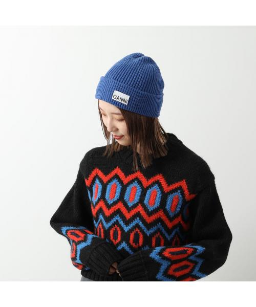 GANNI フード付きオリーブポンチョ