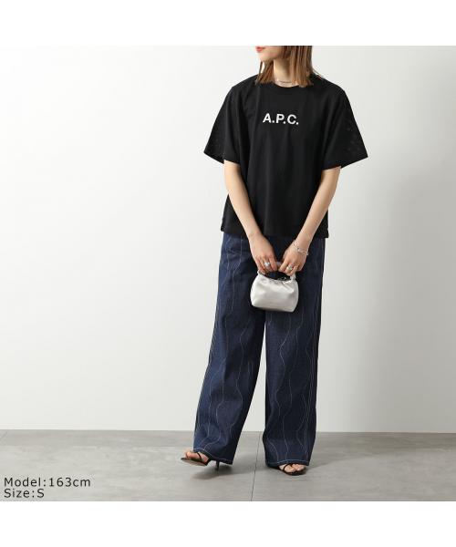 A.P.C. アーペーセー メッシュTシャツ プリントTシャツ ロゴ A.P.C. アーペーセー メッシュTシャツ プリントTシャツ ロゴ