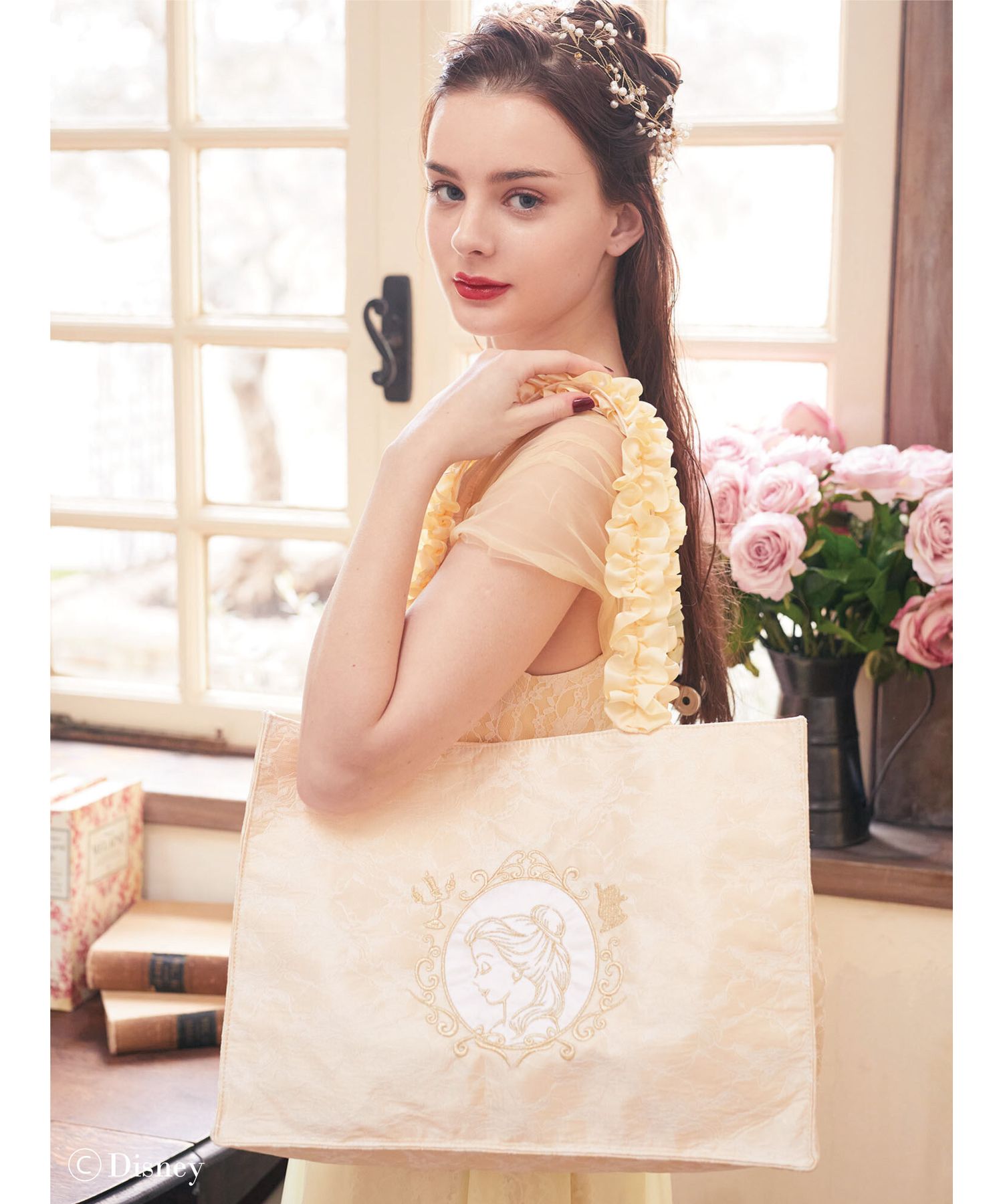 メゾン ド フルール Maison de FLEUR レースフリルハンドル