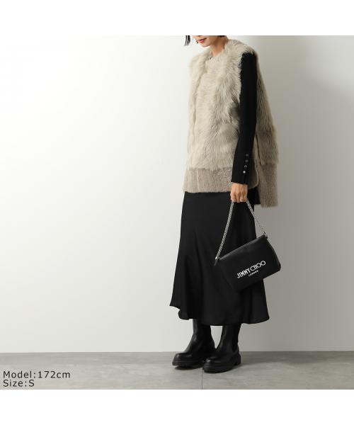 KARL DONOGHUEラムバックスキン ジレS黒 KARL DONOGHUEラムバックスキン ジレS黒 レディース