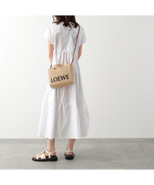 LOEWE かごバッグ A685B59X03 ミニトート ラフィア(505891147