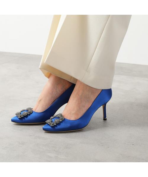 MANOLO BLAHNIK ライトブルー ハイヒール 36.5