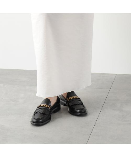 超価格破壊‼️】TOD'S トッズ ベルベットダブルT ローファー 8.5