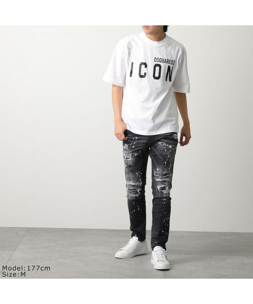 Dsquared2 クミロコレキュラフィットTシャツ 【関税込】 セール】ディースクエアード Dsquared2 DSQUARED2 Tシャツ BE