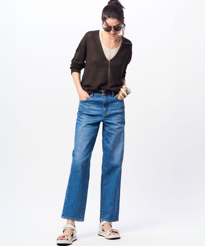 セール 30%OFF】【CLASSY.6月号掲載/洗える】23区DENIM コクーン
