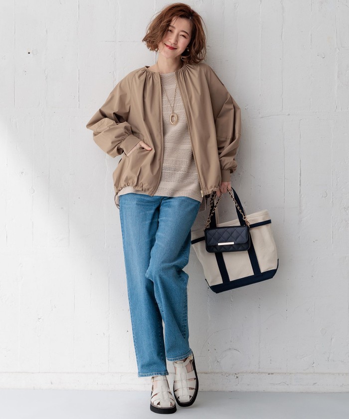 セール 30%OFF】【CLASSY.6月号掲載/洗える】23区DENIM コクーン