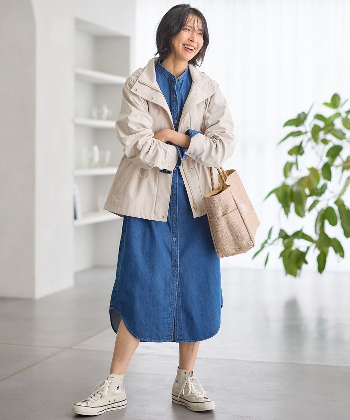 セール】【Oggi4月号掲載/洗える】23区DENIM ライトダンガリー セール】【Oggi4月号掲載/洗える】23区DENIM ライトダンガリー