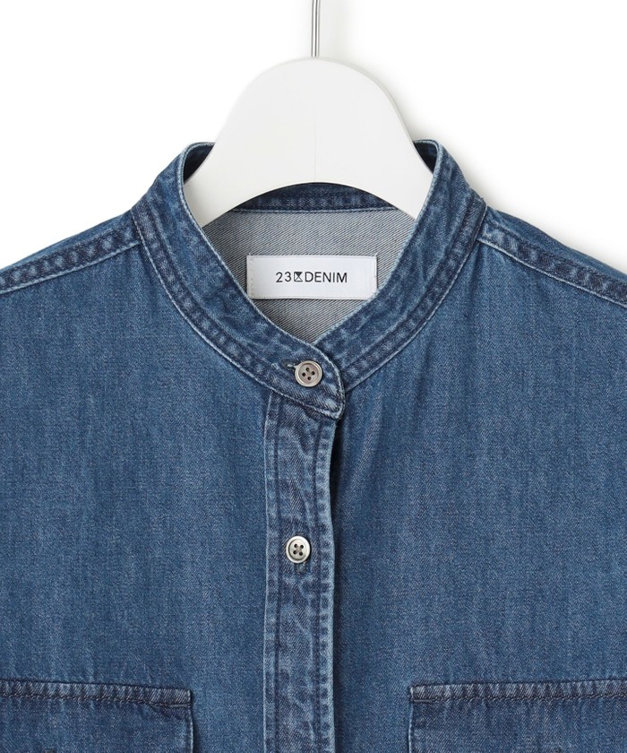 セール】【Oggi4月号掲載/洗える】23区DENIM ライトダンガリー