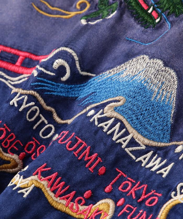 未使用タグ付き　Schott エイジング　スカジャン　M 日本地図刺繍 AGING SUKA JACKET 