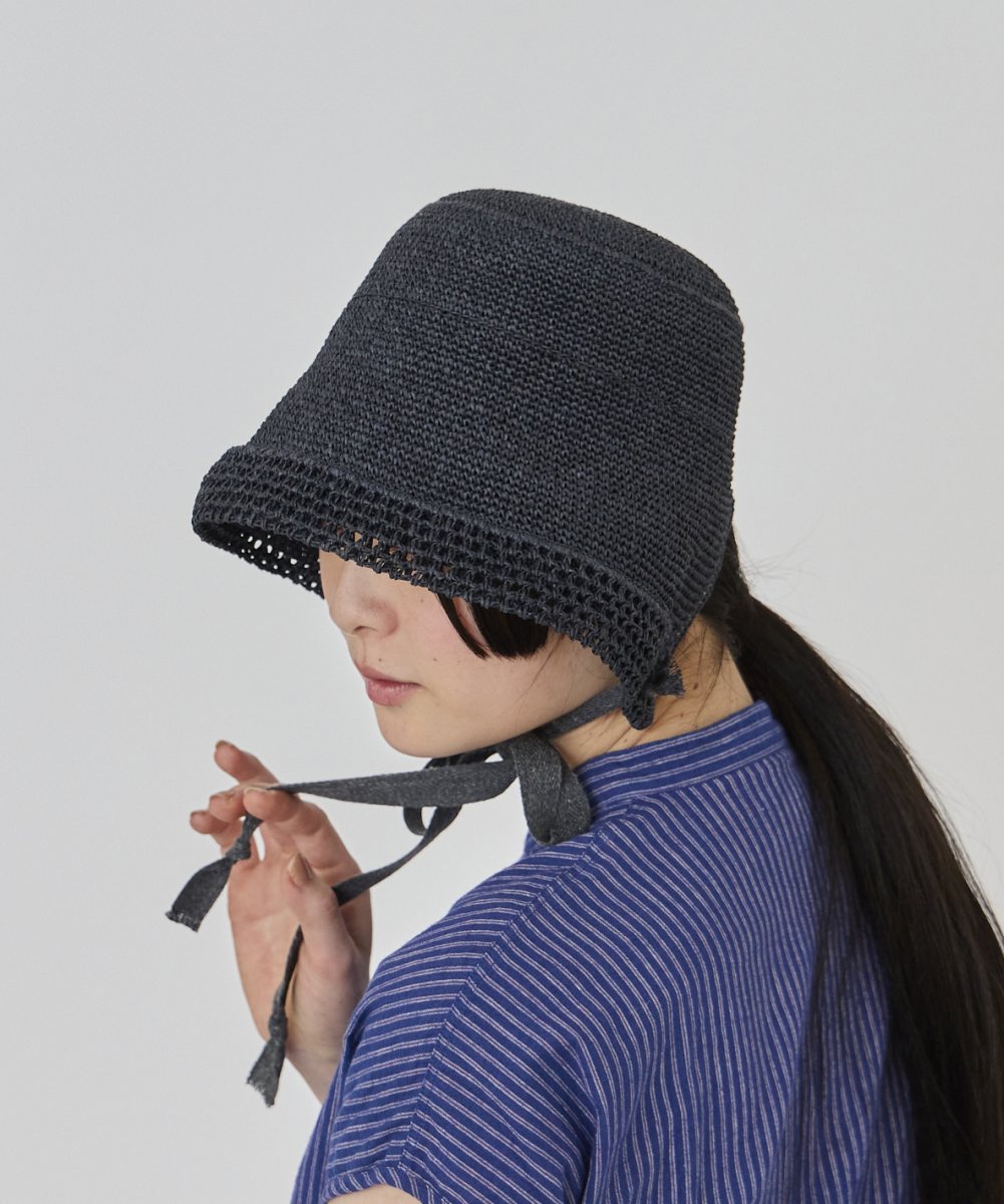 オーバーライド OVERRIDE OVERRIDE PAPER CROCHET BONNET