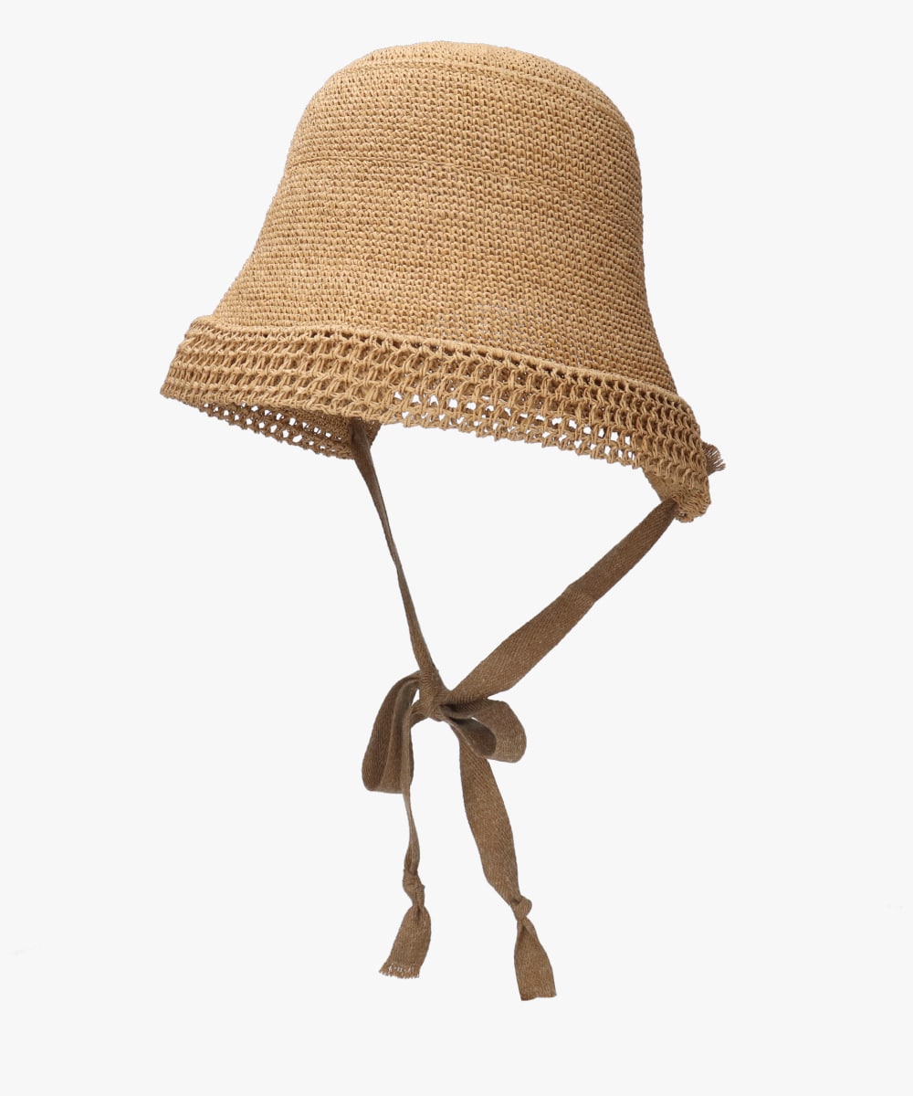 OVERRIDE PAPER CROCHET BONNET | 58cm(58) NAVY (71
