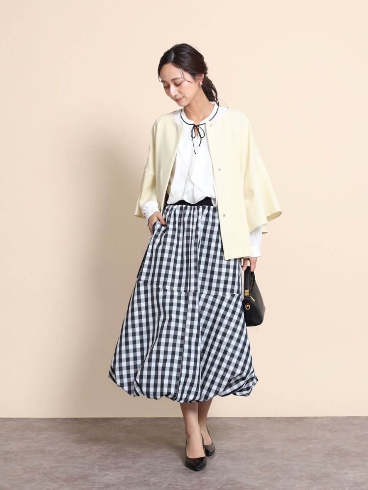 セール 49%OFF】フェンネル FENNEL バルーンギンガムチェック