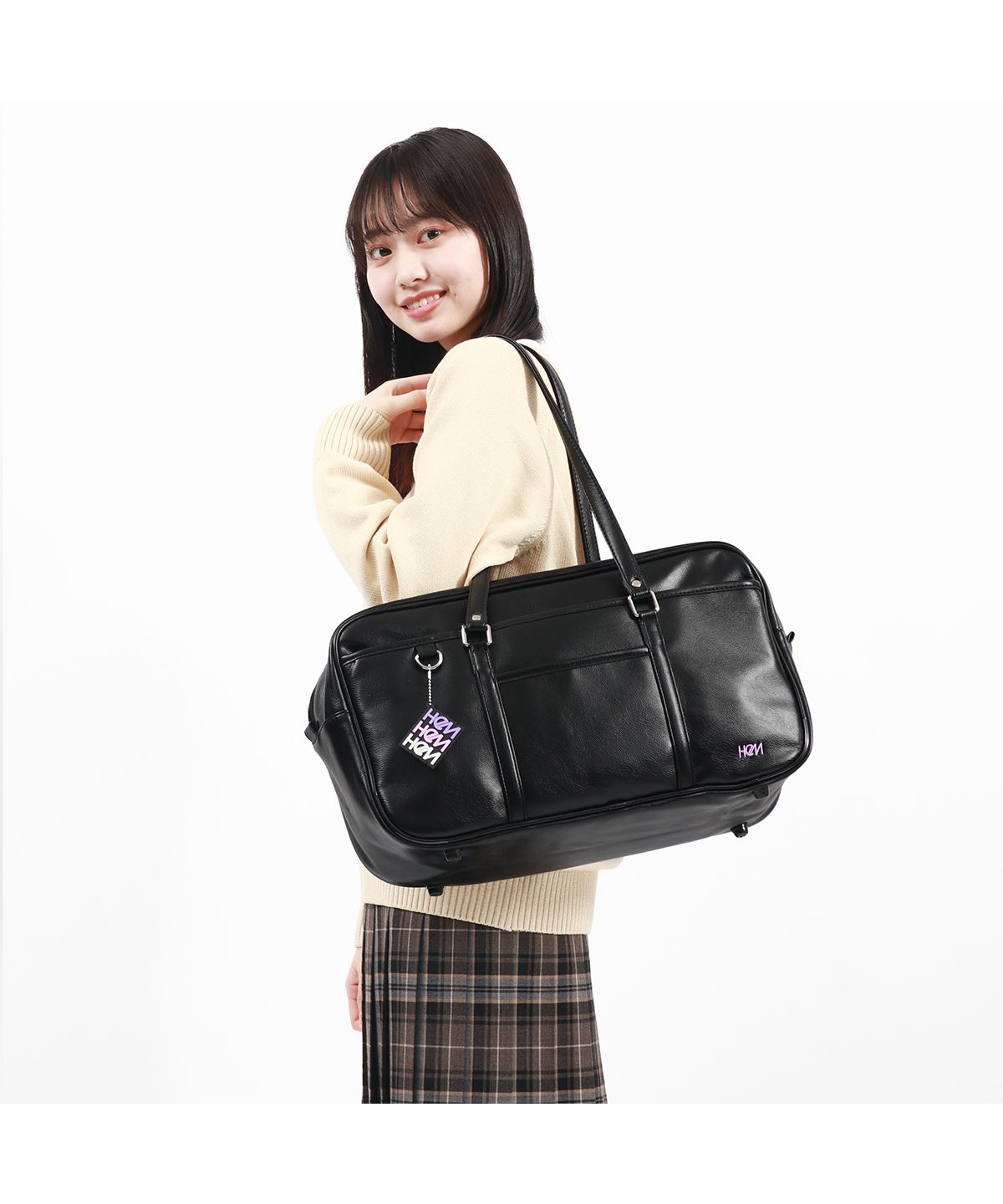 ヘム HeM ヘム スクールバッグ 合皮 HeM サブバッグ 通学バッグ